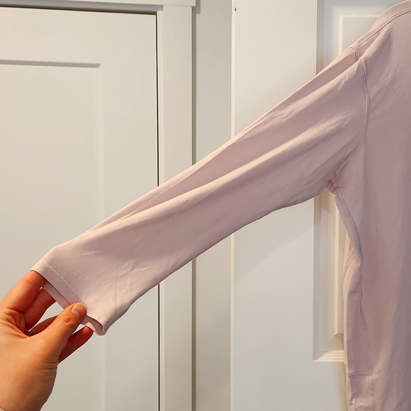 Lululemon Blush Pink Light Weight Oversized Shirt - Picture 2 of 6